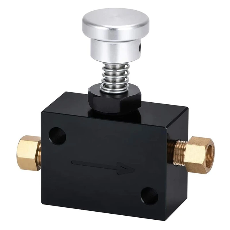 

Hydraulic Brake Park Lock 1/8NPT Manual Brake Line Lock Pressure Hold For Disc Drum