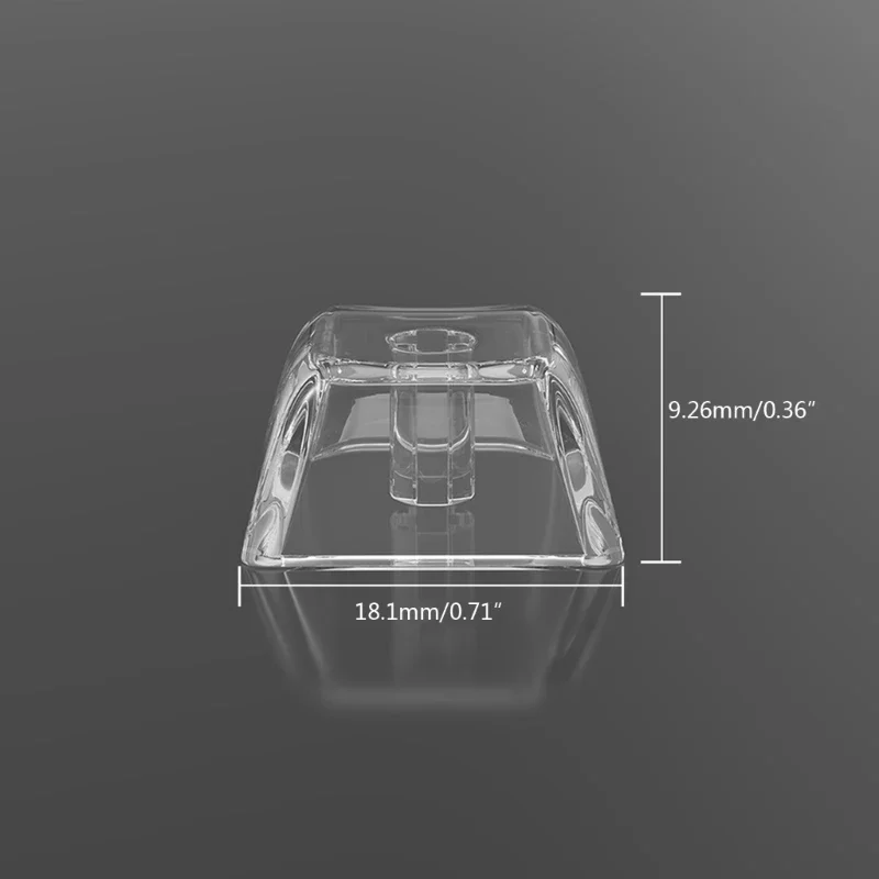 10/20pcs PC Transparent Blank Keycap Set 1U 1X XDA Profile thumbnail 6