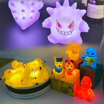 Pokemon Figures Night Light gengar Model Bedside Lamp Demon Doll Halloween Toy Gift Children Creative Collection Glowing Toys 1