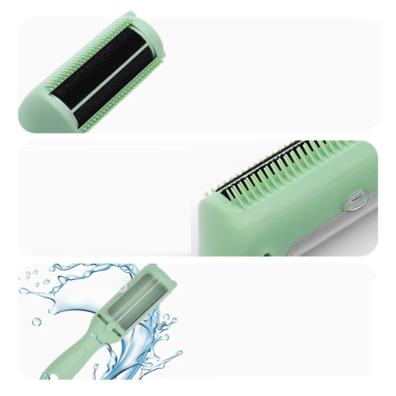 Pet Hair Remover Clothes Electrostatic Multi-purpose Brush Cat Dog Hair Sticker Roller Sticker Self-cleaning Lint Remover