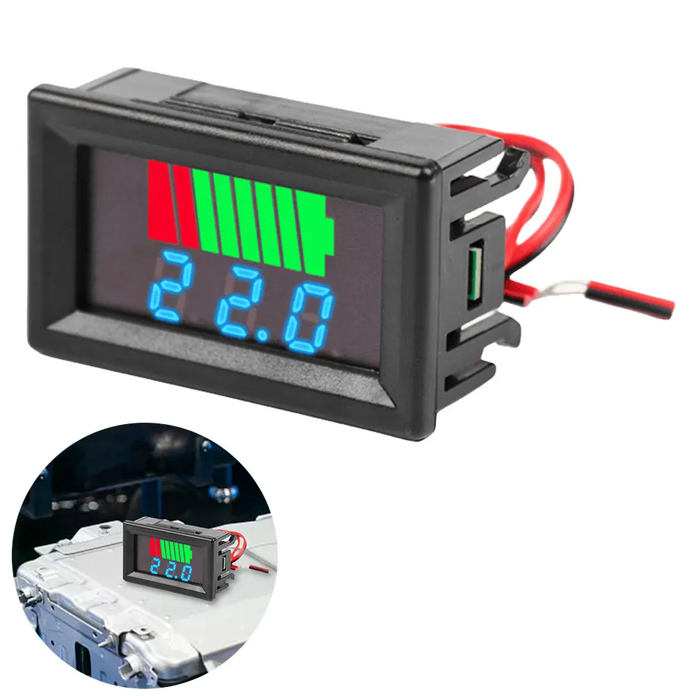 Lithium Battery Capacity Meter Tester Auto Identify