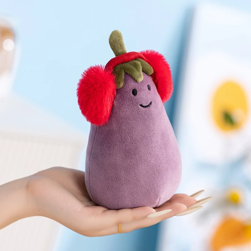 Jellycat Happy Raindrops Eggplant Plush – Soothing & Huggable Gift