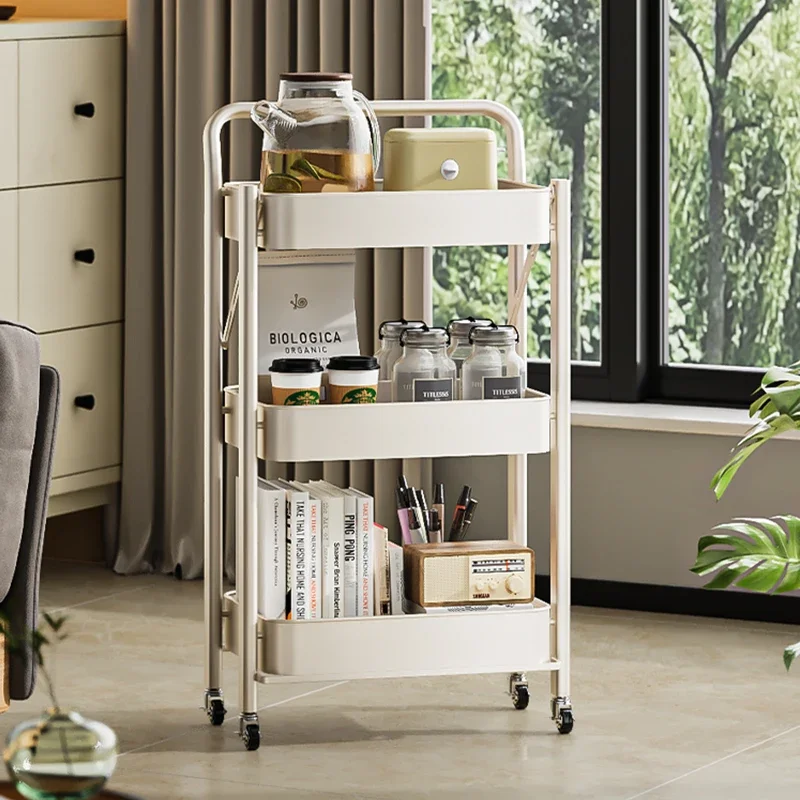 

Mobile Kitchen Islands Storage Makeup Grocery Folding Cart Wheels Utility Islands Trolley Meble Kuchenne Kitchen Equipment