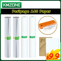 PeriPage A4 Thermal Paper for A40 Portable Printer 8inch Quick Drying Long Term Retention Period Folded Termico Paper Handwrite