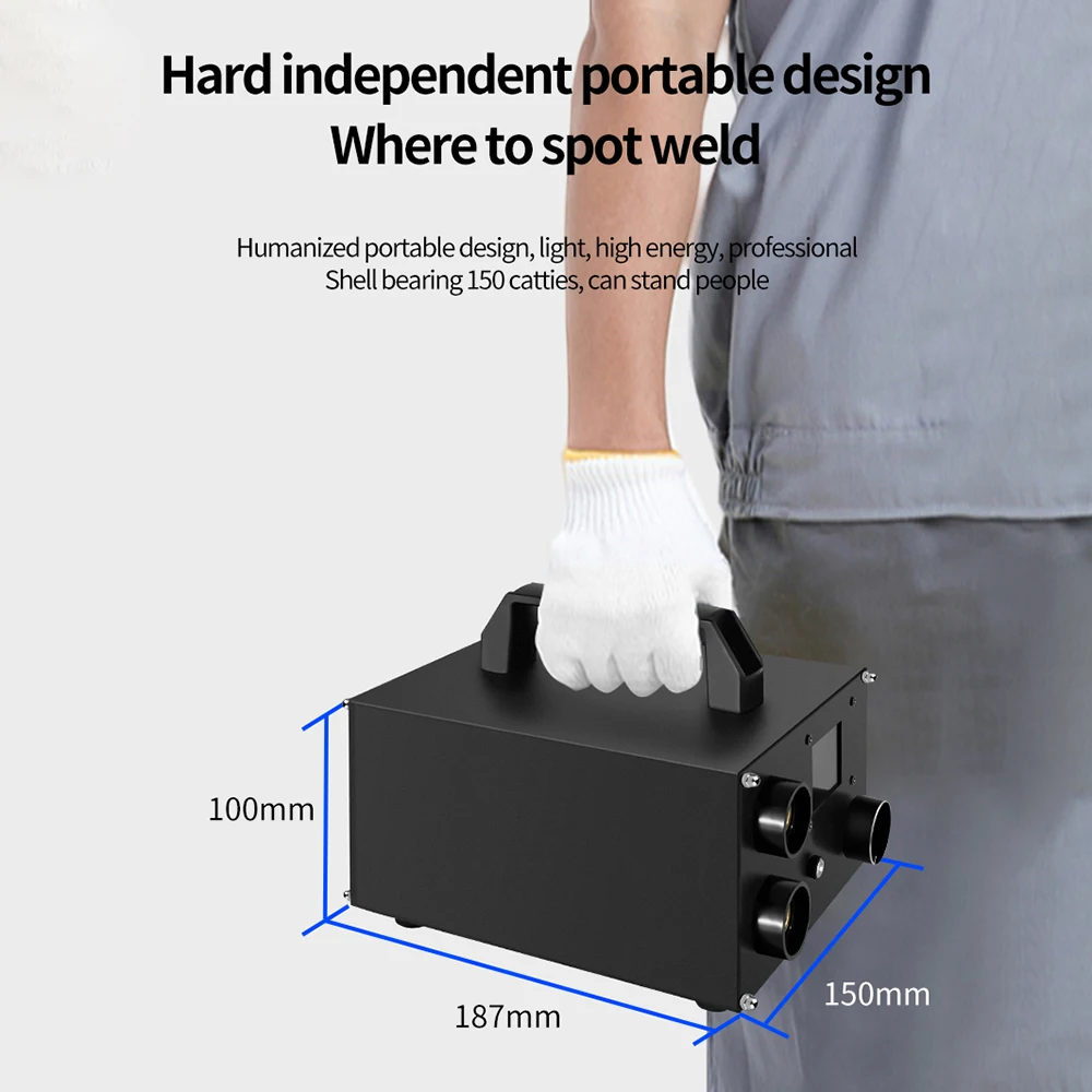 DIY Energy Storage Mini Touch Welder Six Speed Adjustment Spot Welding Battery Machine Tool Kit Handheld for 18650 Battery 6