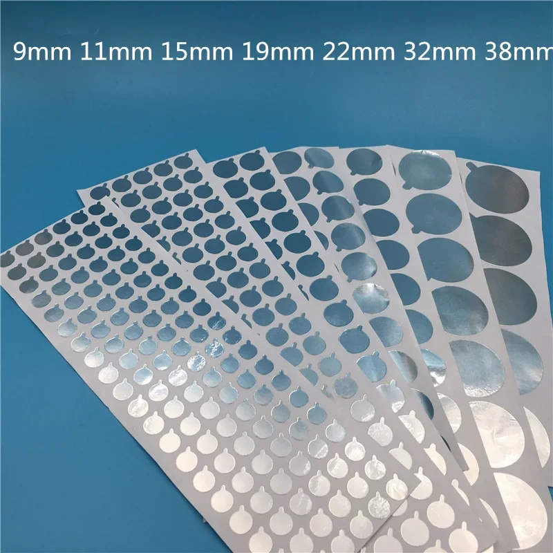 Aluminum Foil Sealing Sticker 9mm To 60mm for Soft Tube Mouth Seal Adhesive Stickers Bottle Stopper 300pcs aluminum foil sealing sticker