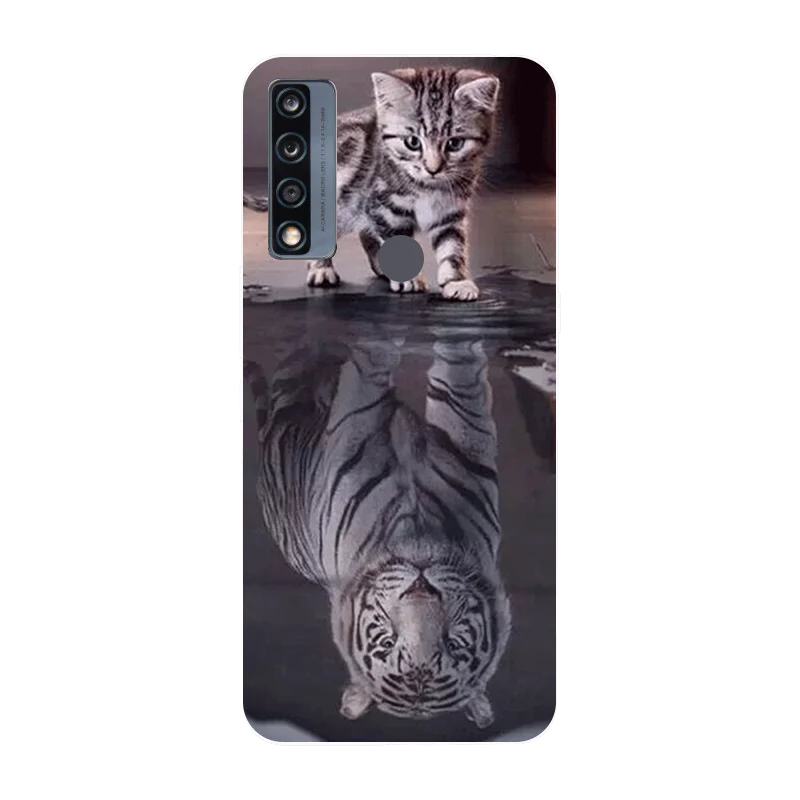 Stylish Bumper Silicone Phone Case with TPU Painted Design