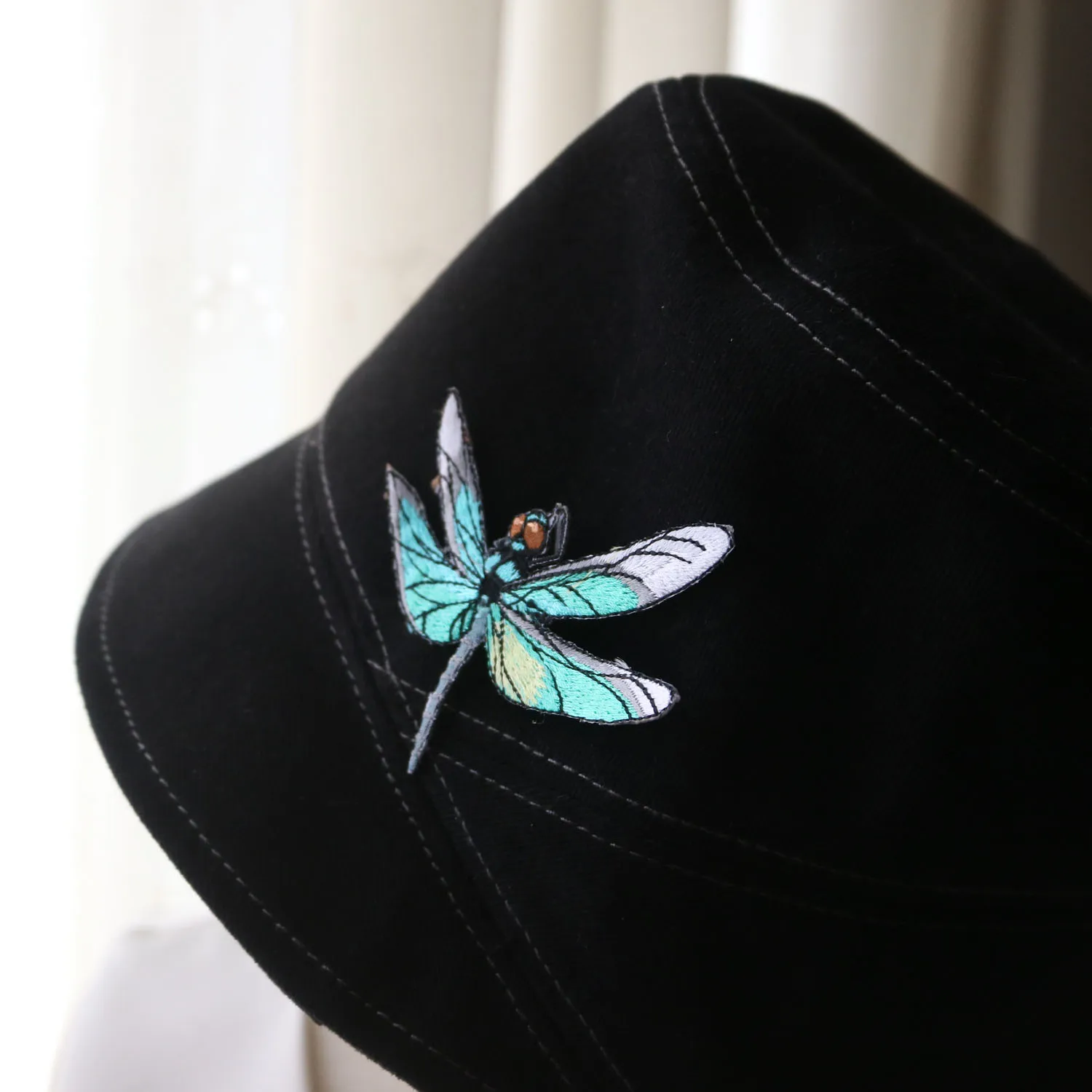 Bunte libelle Stickerei Patches für kleidung 3D nette tier Bestickt eisen auf parches tier applique für rucksack hut – Detail 4