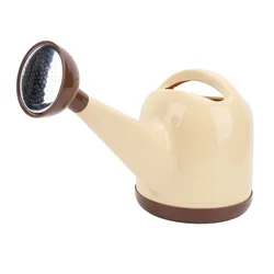 Indoor Watering Can with Long Spout - 4L Capacity for Houseplants and Flowers (Milk Yellow)