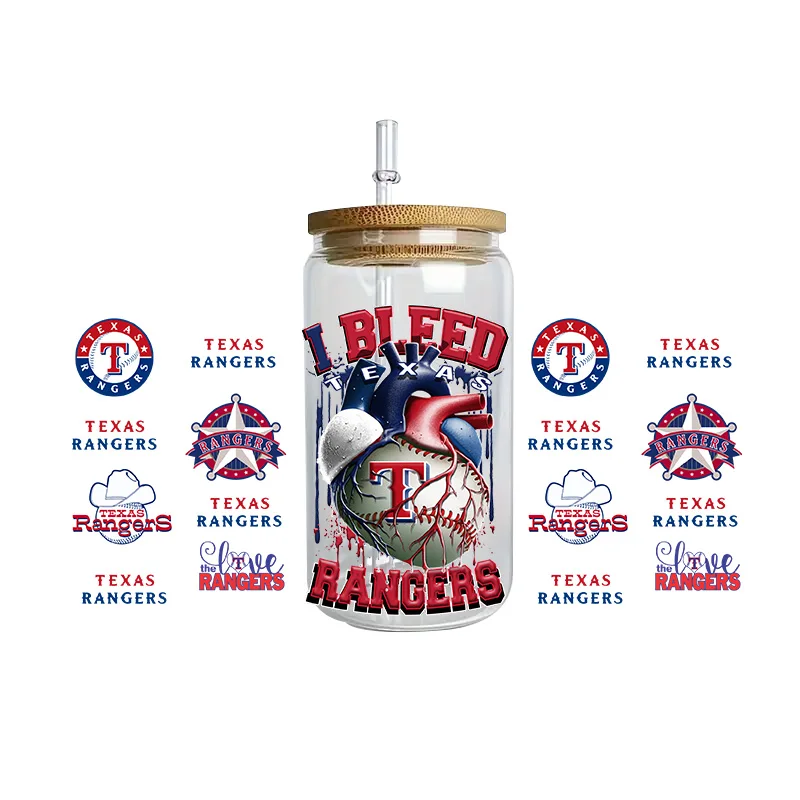 3D Stickers Cup Wraps 3D Wall Stickers Sticker Cups UV DTF Wrap Transfer Baseball Series Easy peel waterproof DIY Decals 3D transfers uvdtf crystal stickers 16oz uv dtf cup wraps for Glass