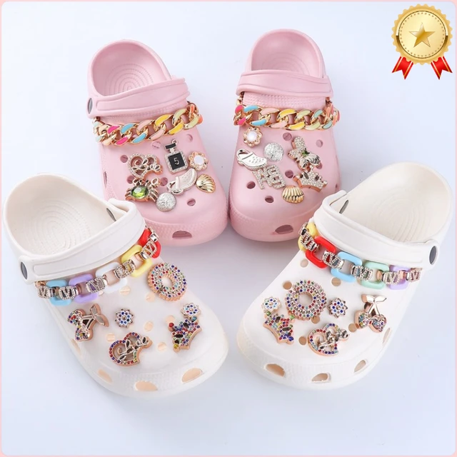 Wholesale Wholesale luxury Crocks Shoe Charms Bling designer Clog Charms a  accessories for Croc Clogs From m.