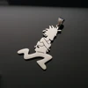 Lot 5pcs high polished Stainless Steel large StraightJacketMan Charm Hatchetman MenICP pendants Posse Twiztid Jewelry 1