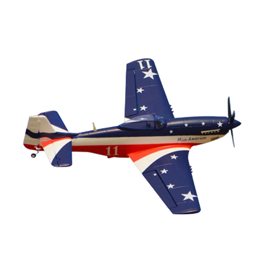 HOOKLL P51 Miss America 1200mm Wingspan EPO RC Airplane Warbird Fighter KIT/PNP 5