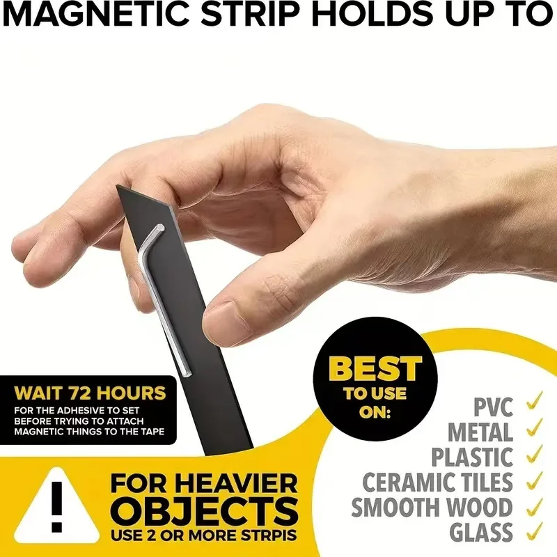0.5-1.0m Length Economical Adhesive Magnetic Tape Soft Rubber Magnet Roll For Refrigerator Sticker Photo Metallic Surface Holder adhesive tape