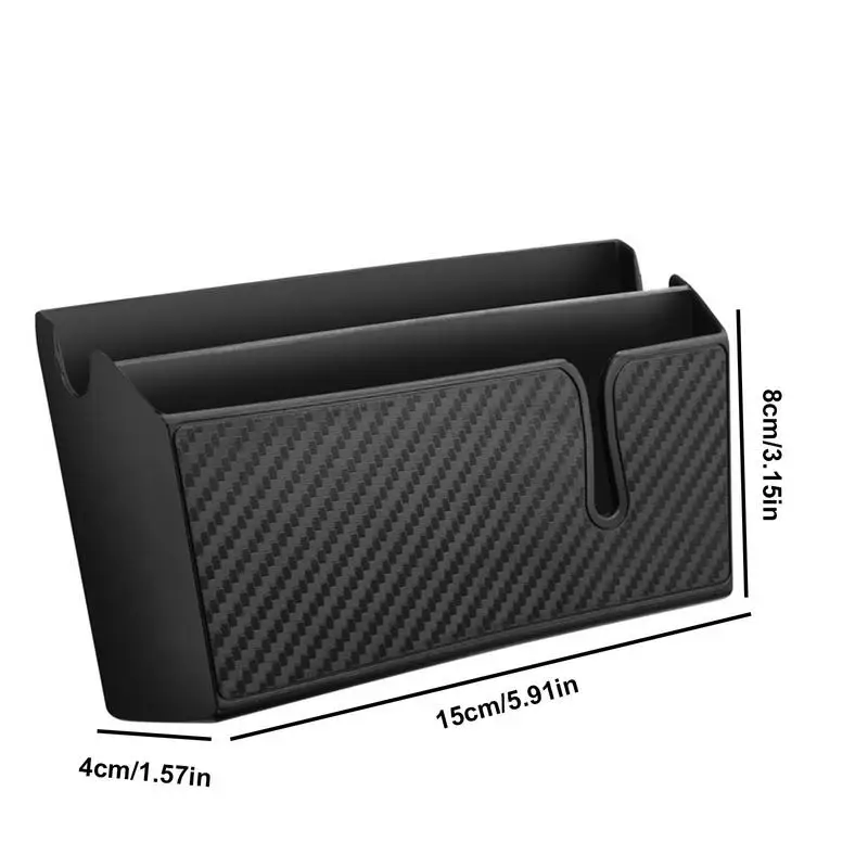 Adhesive Carbon Fiber Container For Car Scratch-Resistant Car Storage  Organizer Box Large Capacity Car Trunk Storage Box AliExpress