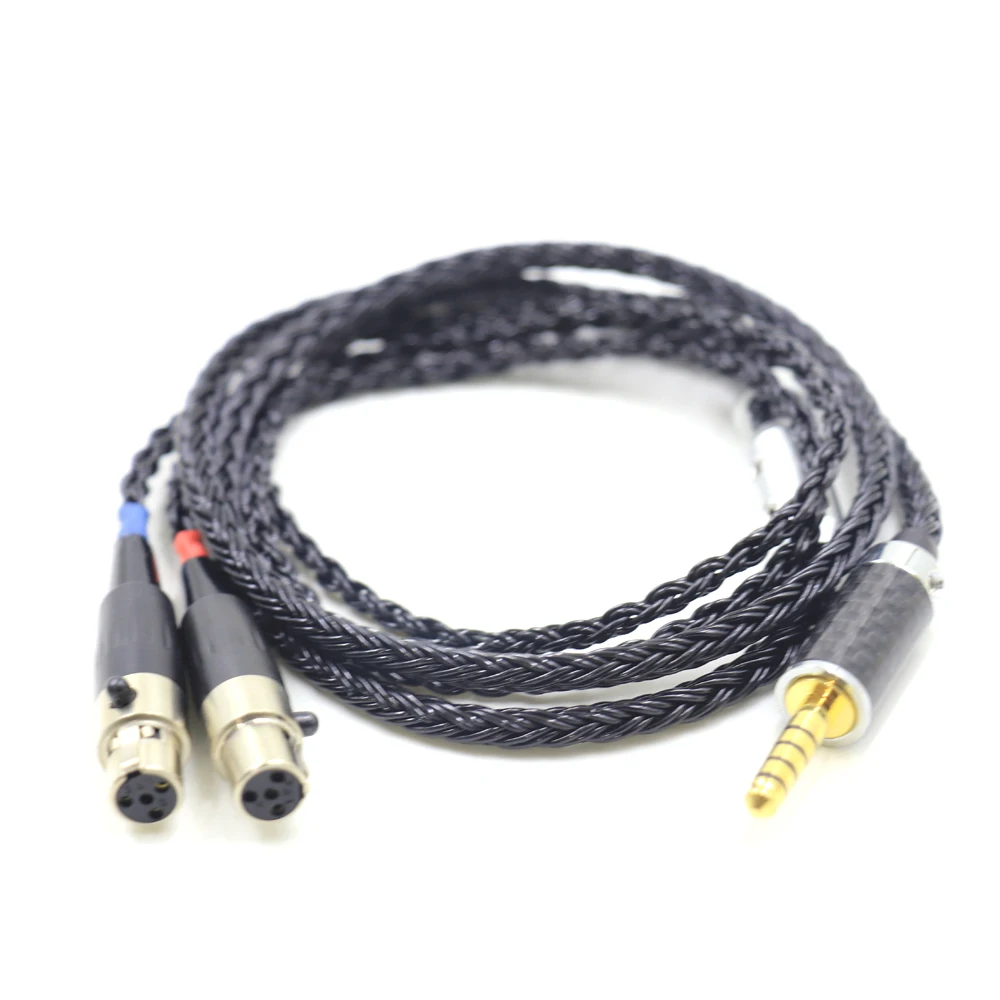 High Quality 16Core Audeze Lcd Series Lcx-X  Lcd4 Lcd2 Lcd3 Headphone Upgrade Cable For 4.4Mm Nw-Wm1Z/A Nw-Zx300A Pha-2A
