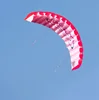 Outdoor Fun Sports Power 1.4m Dual Line Stunt Parafoil Parachute Rainbow Sports Beach Kite For Beginner Good Flying 6