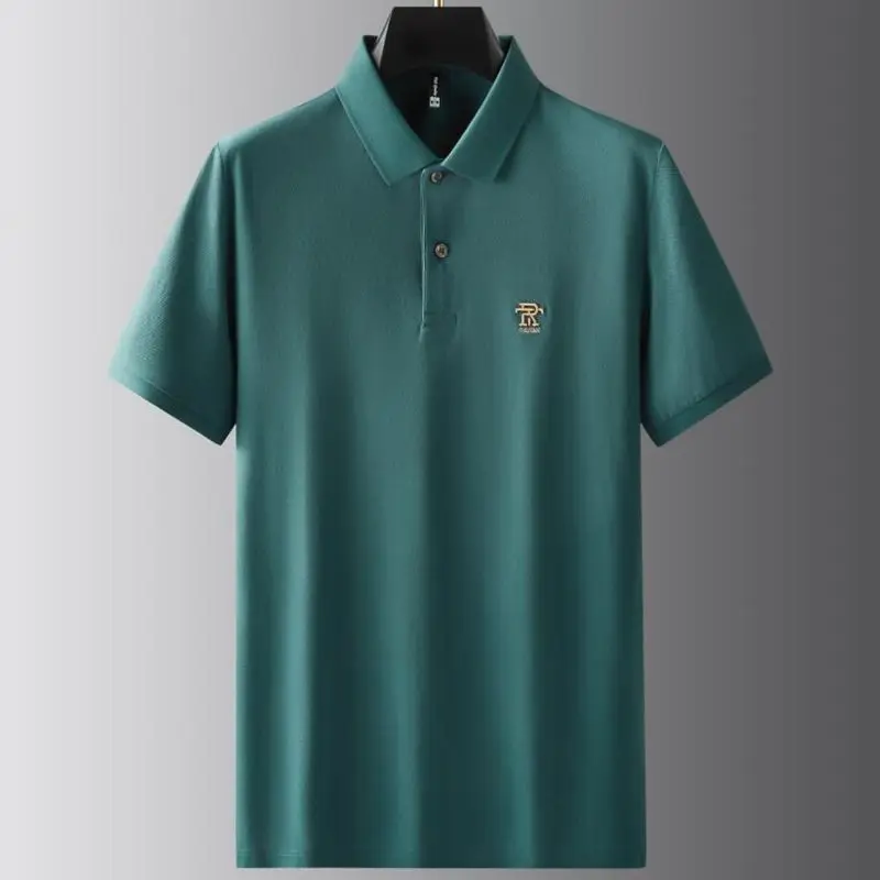 100% 코튼 통기성 폴로 셔츠 남성용, 비즈니스 남성 셔츠, 캐주얼 루즈 셔츠, 최고 품질, 8XL, 7XL, 6XL, 2023 여름 신상