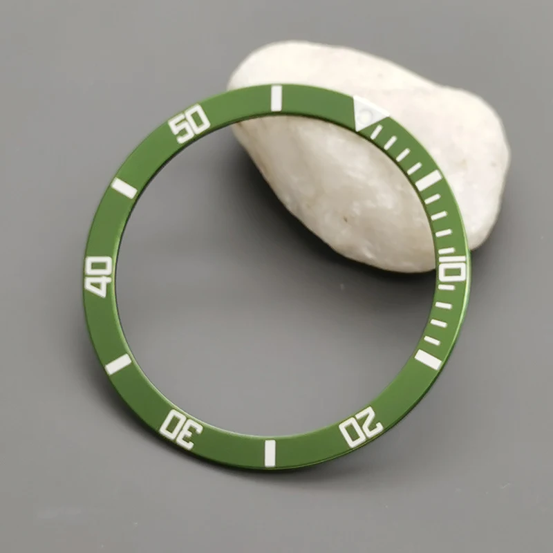 Aluminium Fashion Flat Watch Bezel Insert