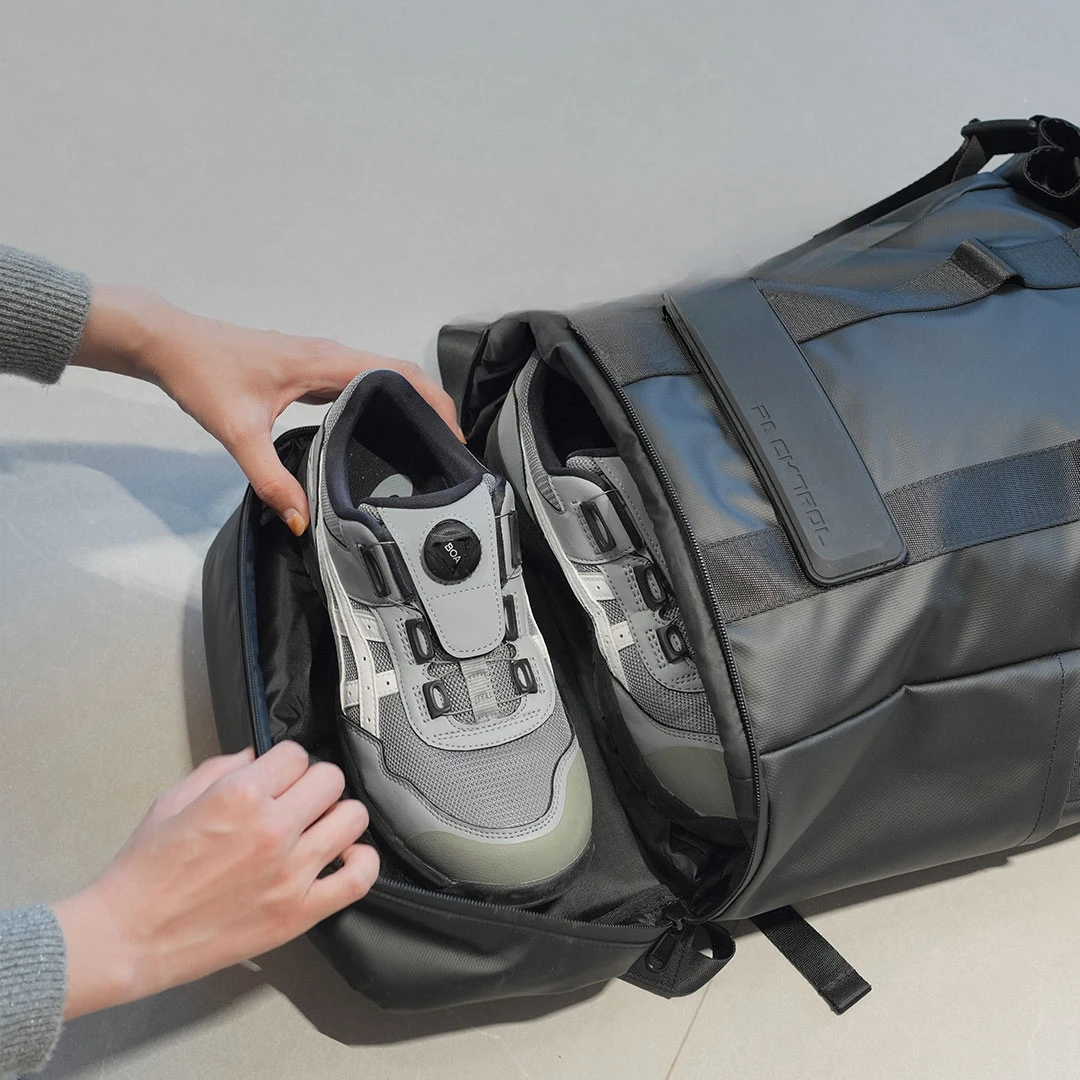 Multi-pocket Men & Women Universal Large-capacity Leisure Simple Schoolbag Trendy Light Travel Rollup Backpack Buckle Backpack