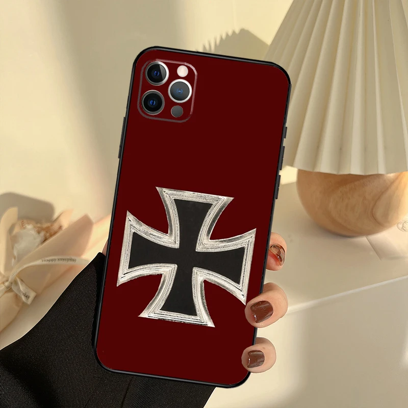 German 1870 Gott mit Uns Iron Cross Phone Case Cover