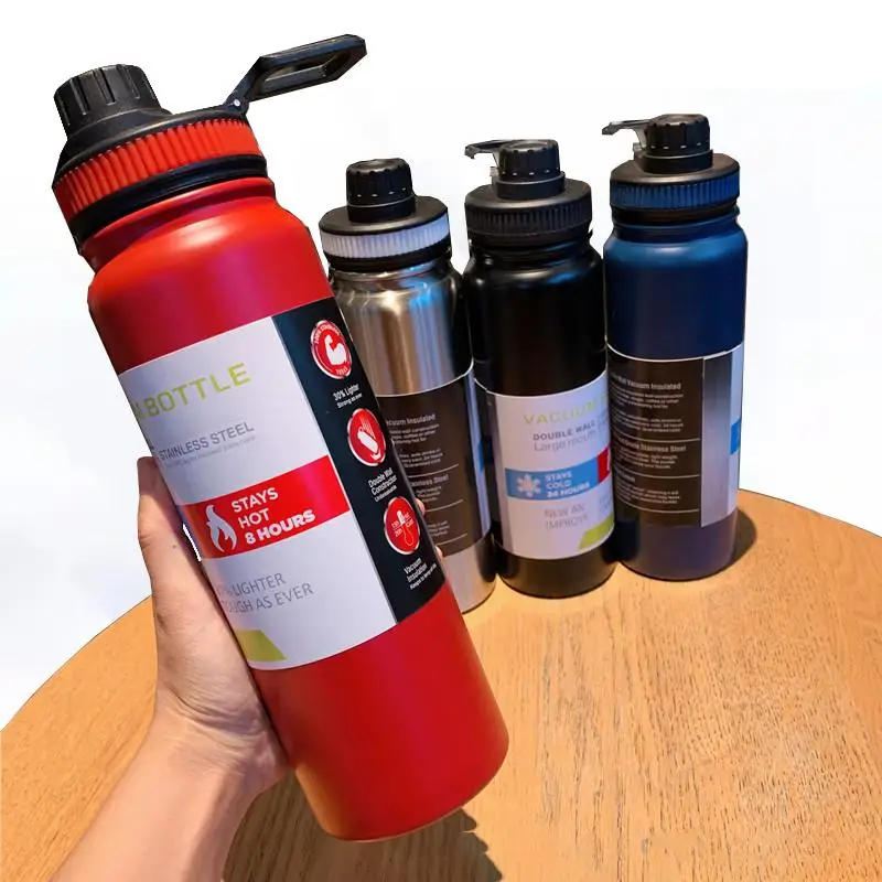 

Ultimate Large Capacity Outdoor Sports Water Bottle - Premium 304 Stainless Steel Construction for Endurance and Hydration