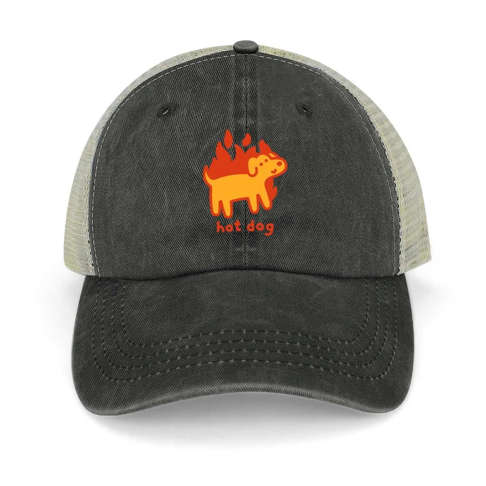 

Hot Dog Cowboy Hat Wild Ball Hat Custom Cap Boy Child Women's