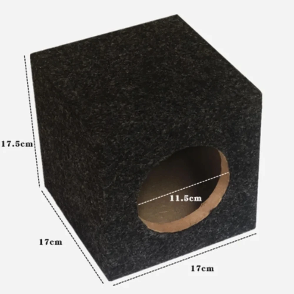DIY Audio Modification 4/5/6/6.5 Inch Subwoofer Empty Box Car Subwoofer Box Body Speaker Wooden Shell Customizable Hole Diameter car subwoofer box