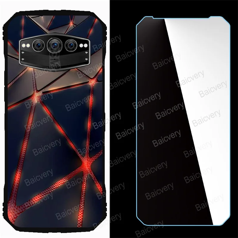 Per Doogee S100 Pro Per Doogee V30T Per Doogee S100Pro Modello Tpu Custodia Morbida In Silicone Per Telefono Con Pellicola In Vetro Temperato