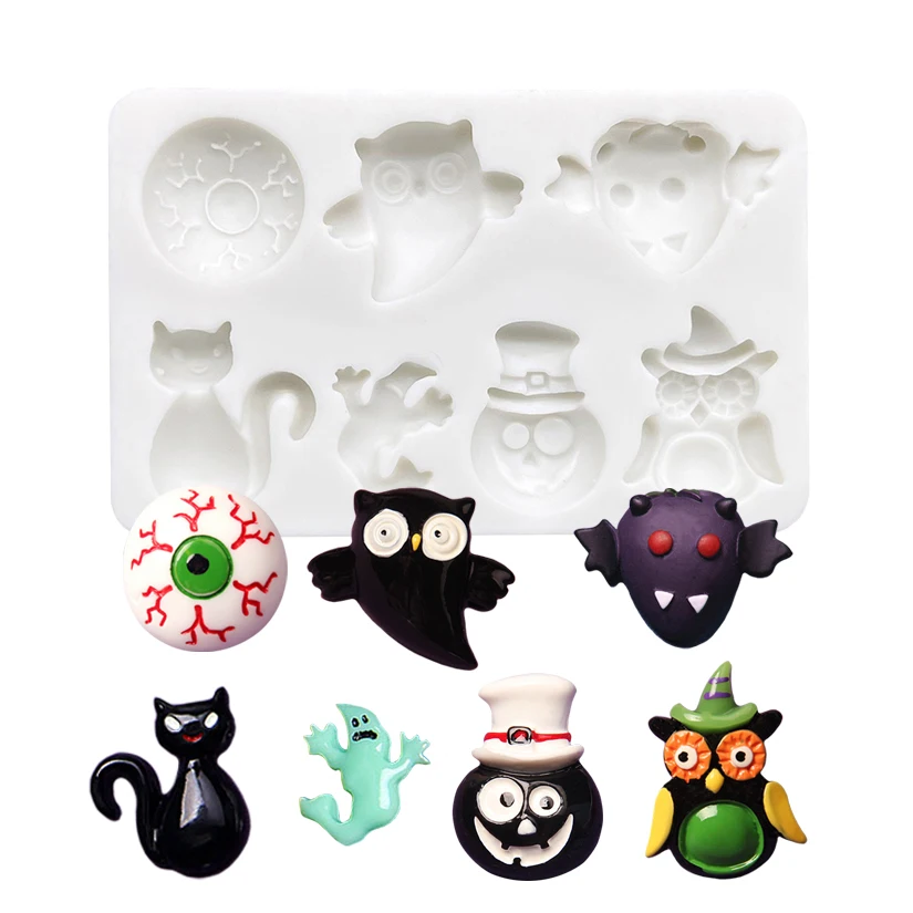 

Силиконовая форма для выпечки в виде совы, черной кошки