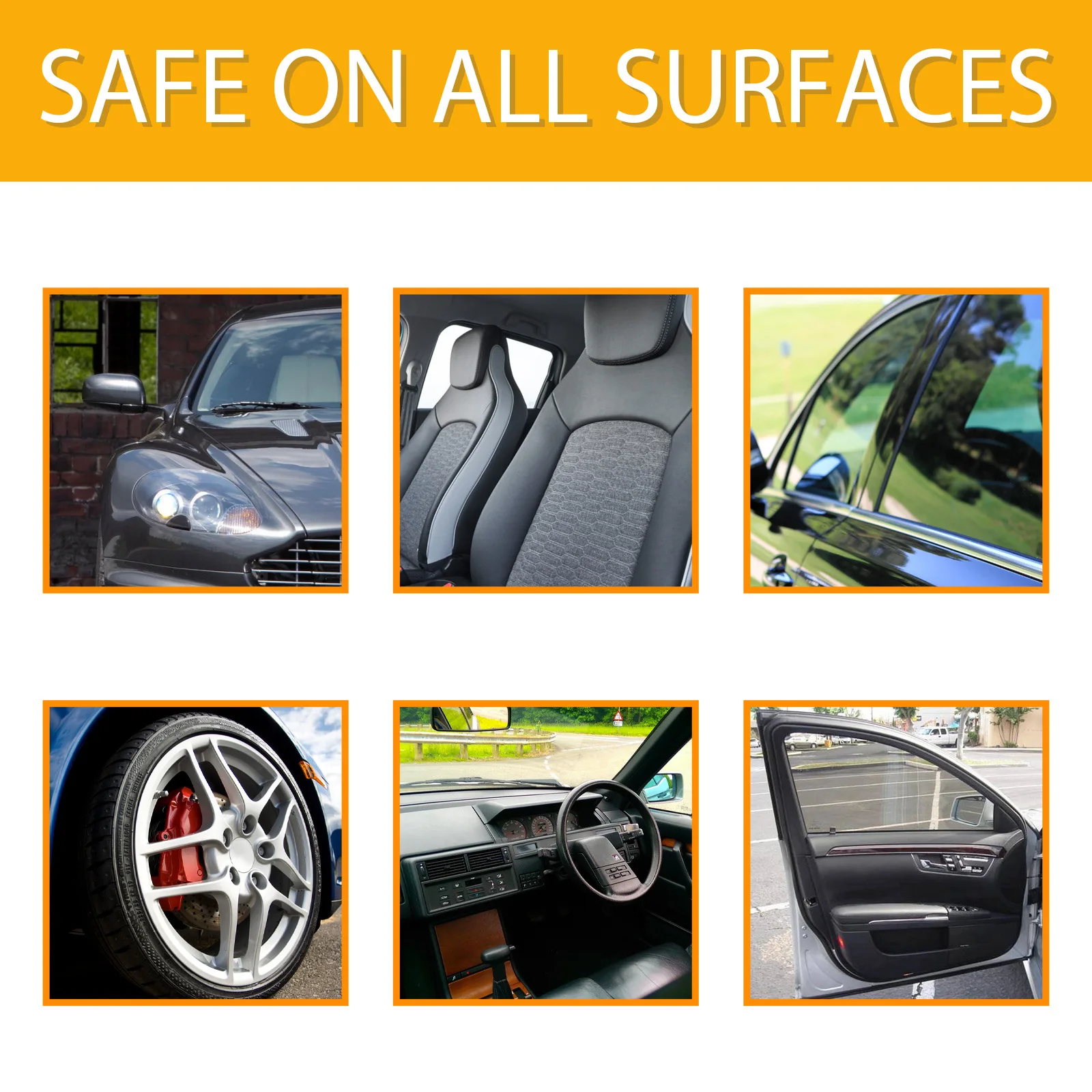 1/2pcs 60ML Multi-Purpose Car Interior Leather Foam Cleaner Seat Panel Wash Car Interior Maintenance Surface Spray Foam Cleaner