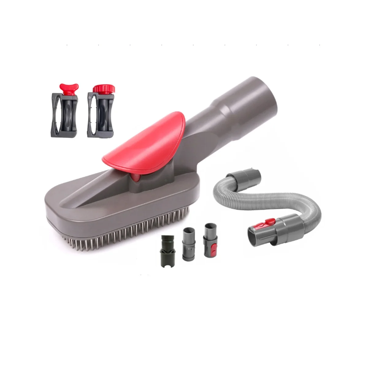 

Vacuum Attachment Dog Pet Brush Groom Tool for V6 V7 V10 V11 V15 Vacuum Cleaner Pet Suction Head Tool Gray