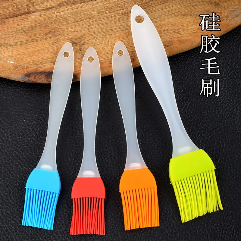 Useful Bbq Tool High Temperature Silicone Basting Oil Brush for Cake Bread Butter Baking Tools Keyboard Dust Cleaning Brush