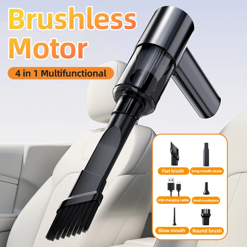 Brushless Rechargeable Battery for Machine Accessories Handheld Powerful Wireless Car Vacuum Cleaner Mini Wash for Car