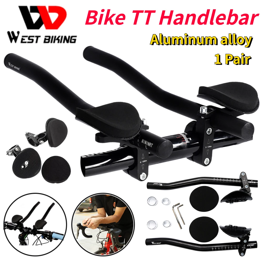 West Biking Bike Bar Extension Downhill Handlebars WEST BIKING
