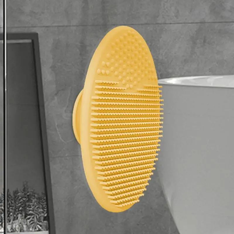 Baby Bath Brush Silicone Baby Hair Scrubber Scalp Massager and Brush Comb Bath Scrubber for Washing Hair and Dry Skin Relief