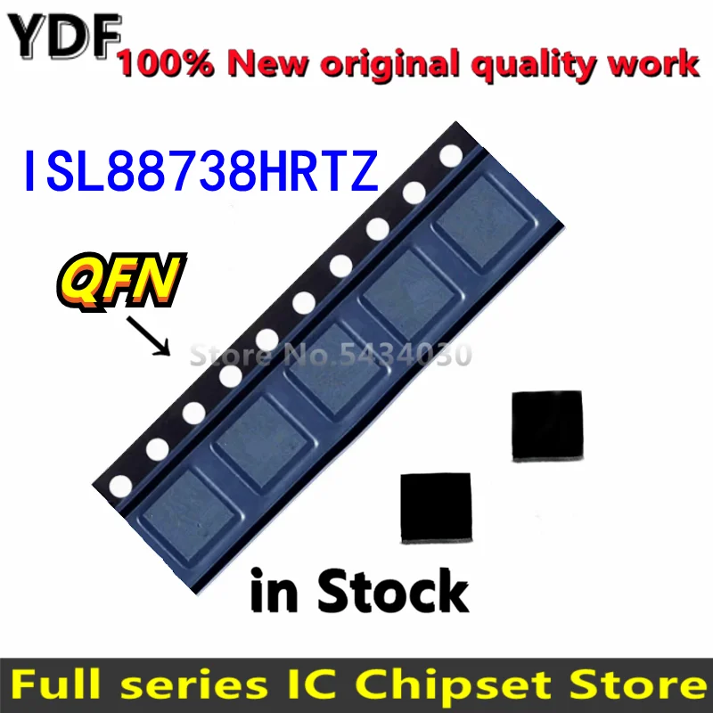 (5-10pcs) 100% New Isl88738hrtz Isl88738h 88738h Isl88738 Qfn-32 ...