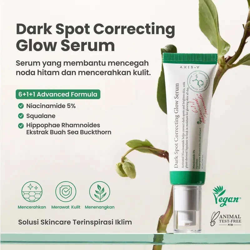 Korean AXIS-Y Dark Spot Correcting Glow Serum Reduce Pigmentation Issues Moisturizing And Brightening Essence Deep Nourish Skin - immagine 3