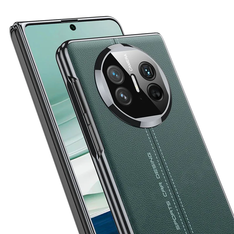 Original Case For Huawei Mate X3 With Screen Glass Case Electroplated Painted Le