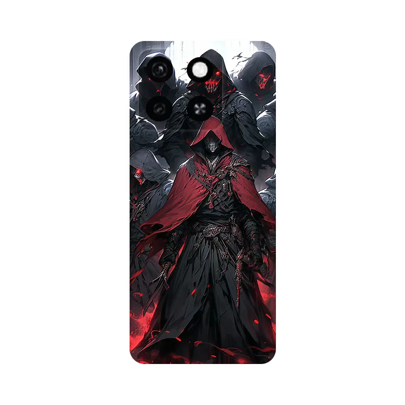 Floral Wolf Soft Silicone Shockproof Phone Cover