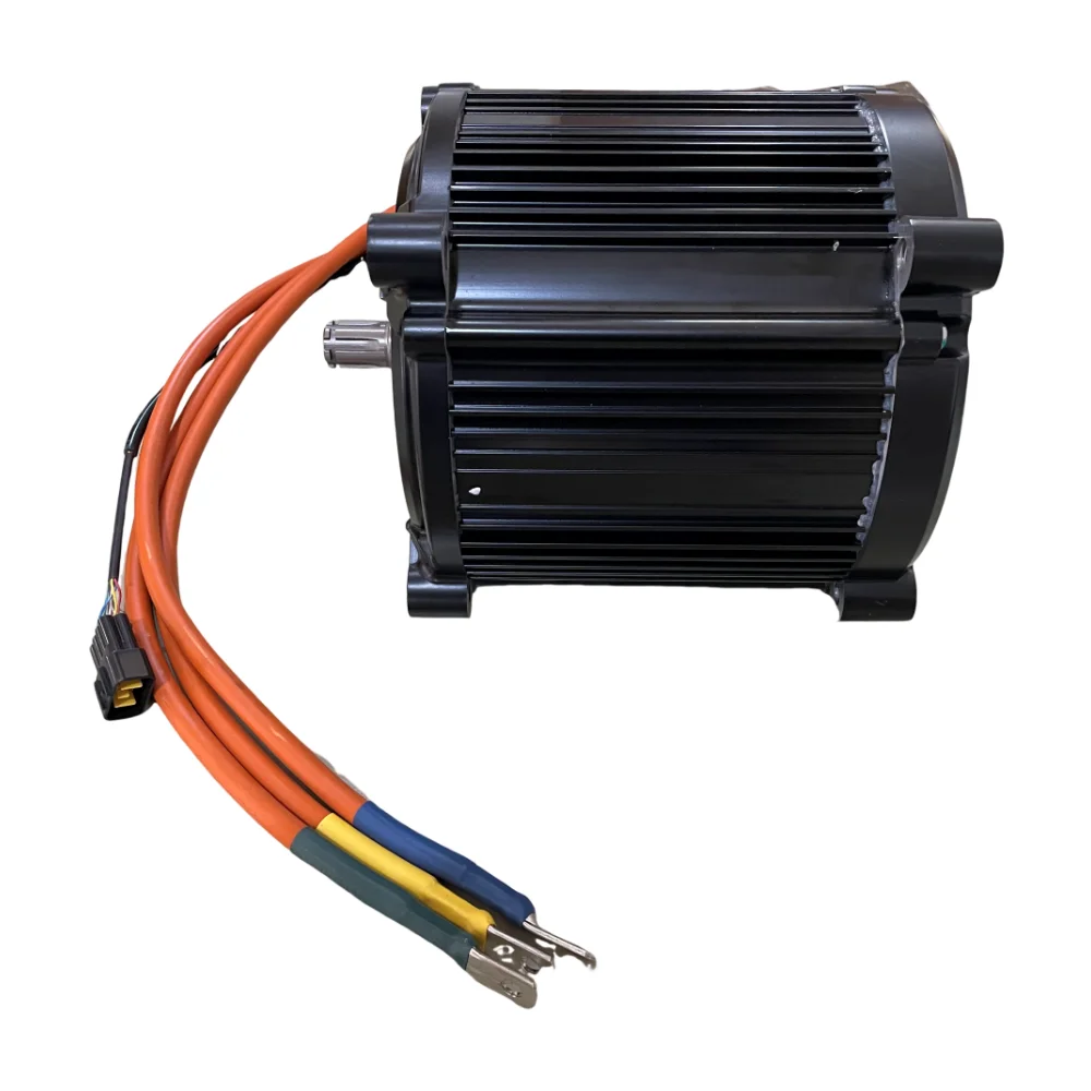 QSMOTOR 180 90H 8000W PMSM Mid Drive Motor For Electric Moped
