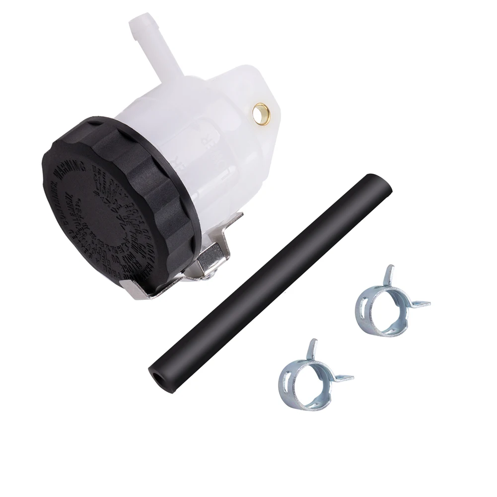 Brake Pump Oil Jug Brake Master Cylinder Fluid Reservoir Fluid Bottle Reservoir for Kawasaki ZX6R 1998-2018 ZX10R 2004-2018