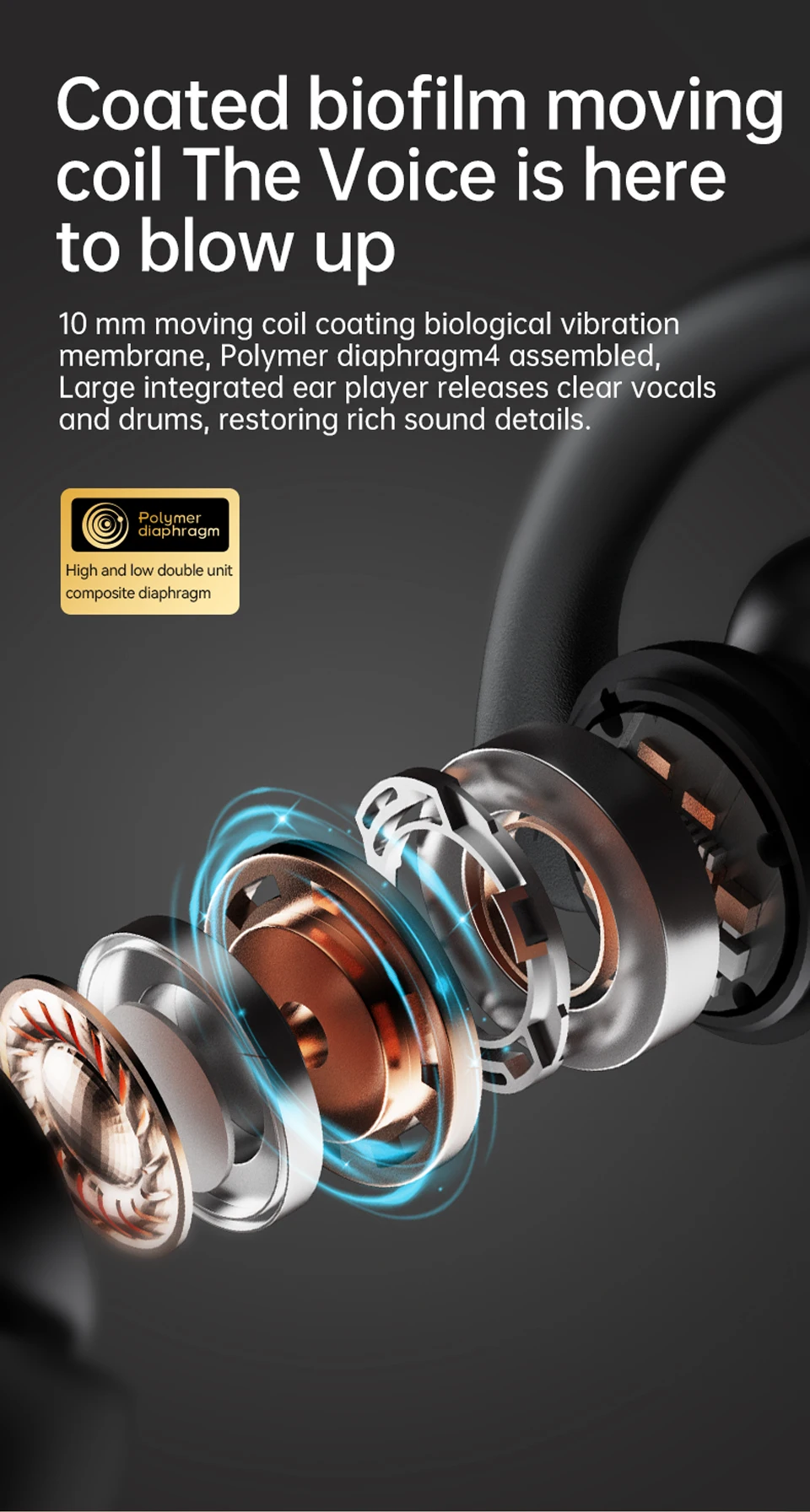 Sanag Z22S Pro Ear Hook True Wireless Earbuds description image 5