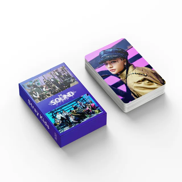55Pcs/Set Divat Kpop Kóbor Gyerekek Lomo Kártyák Új Album Boys Photocards Straykids Photo Card Képeslap Rajongói Gyűjtemény - Image 3