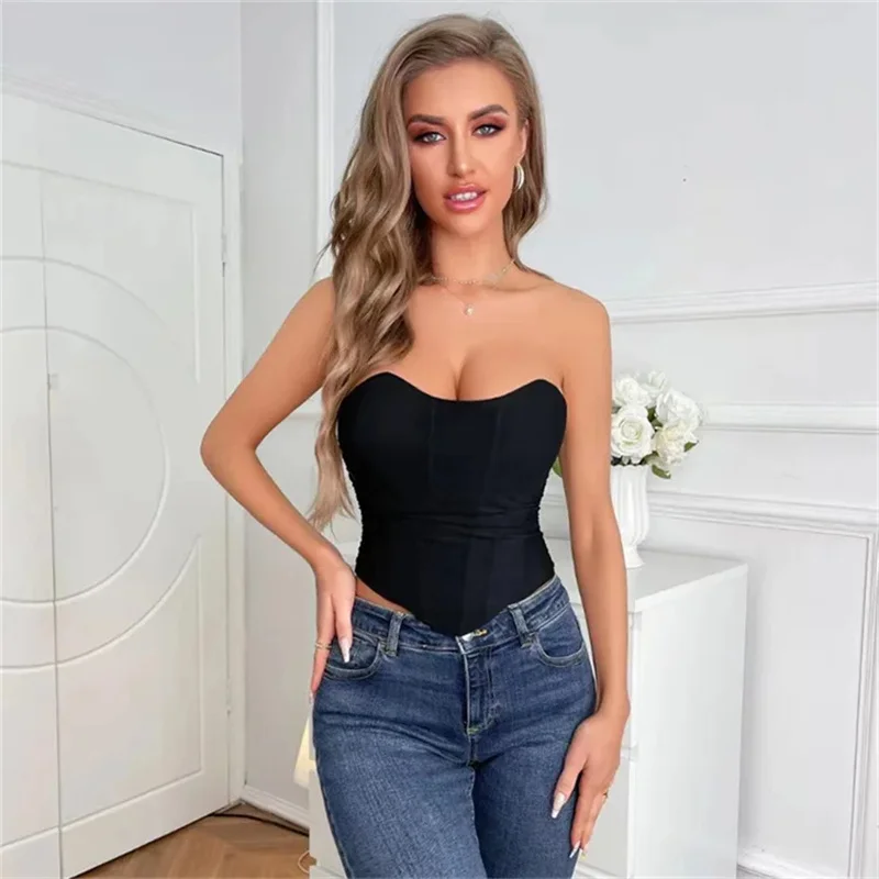 

Fashion Corset Black Breathable Mesh Bustier Top Gold Corsets Crop Tops for Women Sexy Shapewear Lingerie