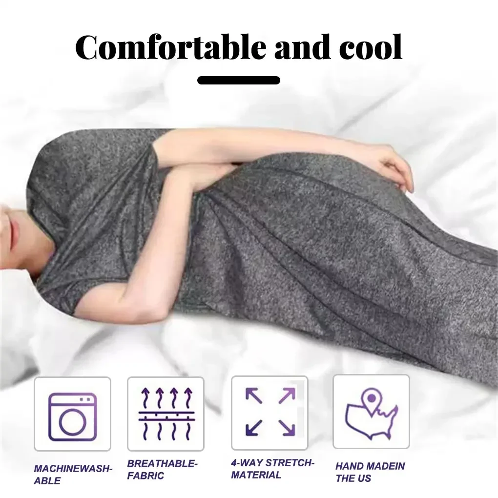 Sleeping Bag Survival Sleeping Bag Camping Blanket Comfortable Sleeping Bag Portable Travelling Compression Blanket Weighted Blankets Napping Bags Adult 185x50cm