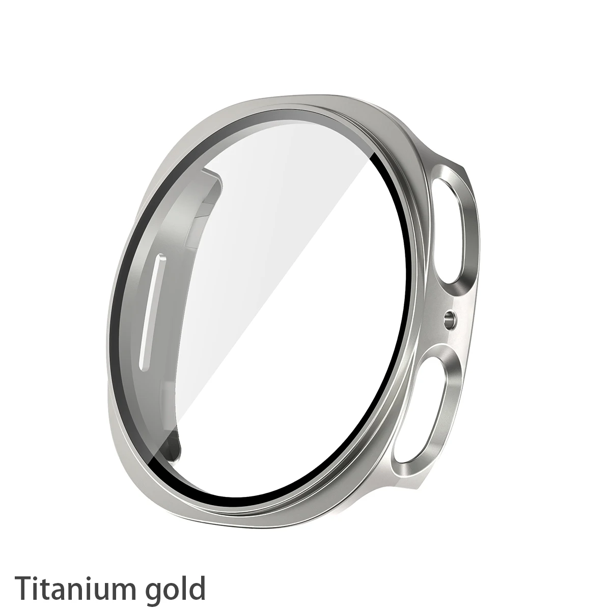 Premium Tempered Glass Case with Full PC Bumper Cover - Screen Protector for Smartwatch Accessories
