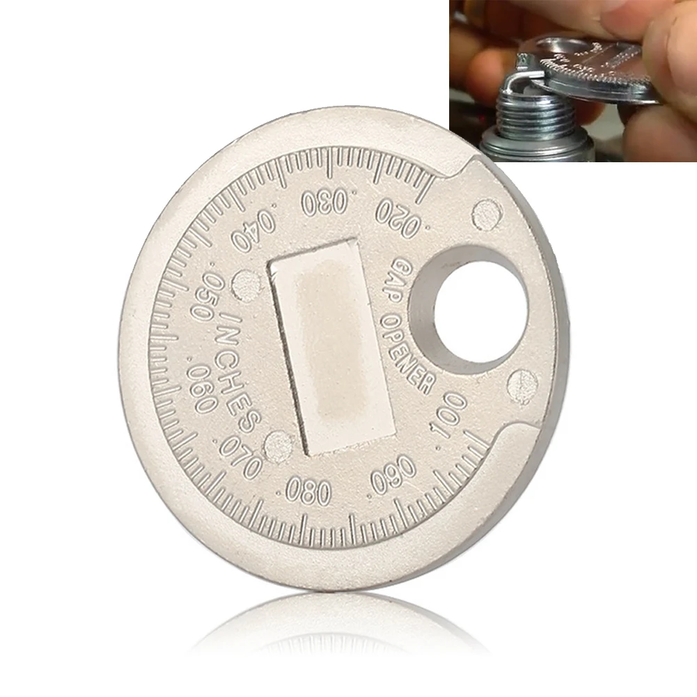 Adjustable Spark Plug Gap Measurement & Adjustment Tool (0.6-2.4mm Range)