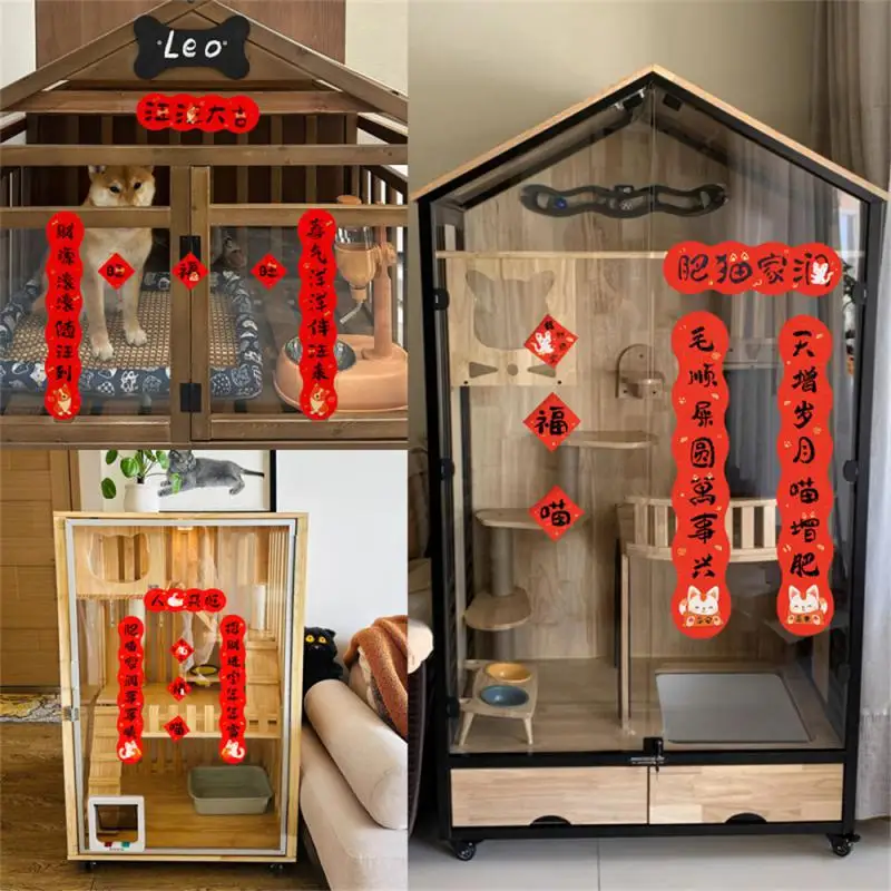 

Holiday Celebrations Not Easy To Break Durable Tradition Lunar New Year Decorative Couplets New Year Decoration Cartoon Couplets