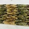 Natural A+++ Multiple Tourmaline Edge Faceted Cube Beads 2.5mm，Selected Color, Light Dark Blue/Yellow-Green,For Jewelry Making 4
